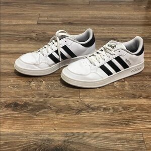 Adidas Women's Classic White and Black Sneakers